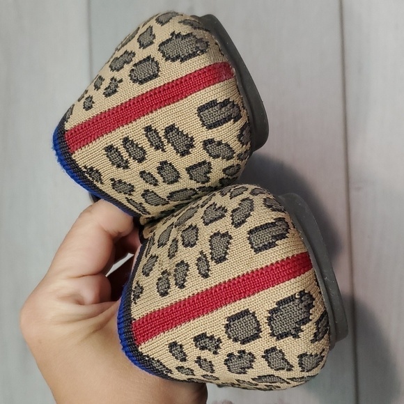 Rothy's Womens The Flat Cheetah Leopard Animal Print Loafer Flats shoes 8.5 - Picture 7 of 16